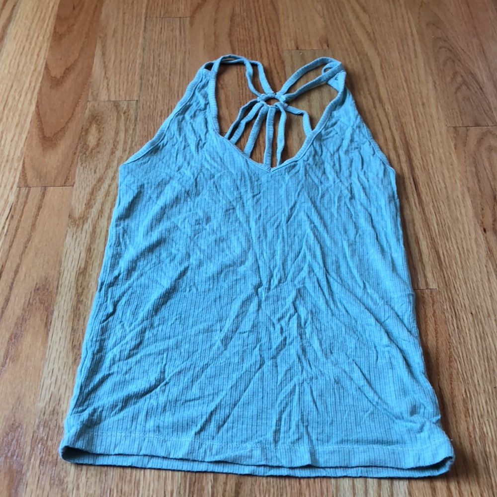 Tight pale green top